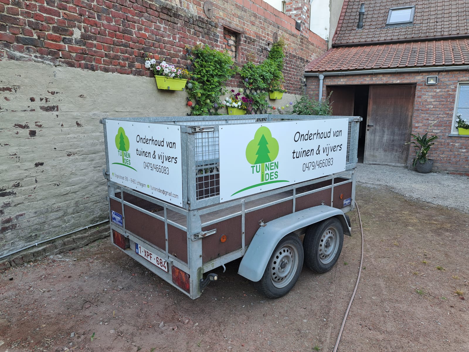 tuinen ides aanhangwagen